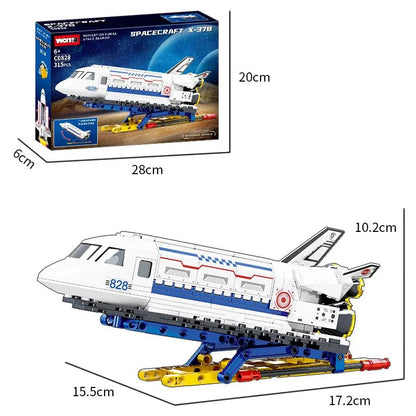 WOMA Aerospace Science Series Spacecraft Block Toys 315 Pcs - Explorers Gifts