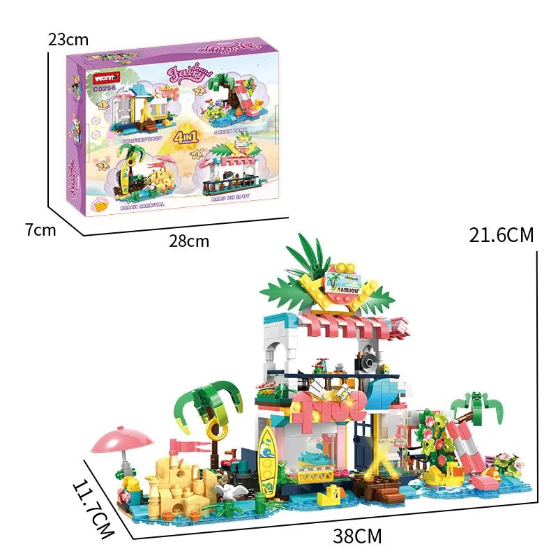WOMA Fairy Land Block Toys 617 Pcs - Explorers Gifts