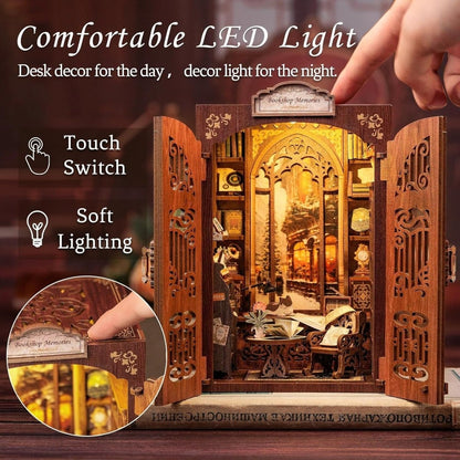 Explorers 3D Wooden Puzzle Book Shop Memories 127 Pcs - Explorers Gifts