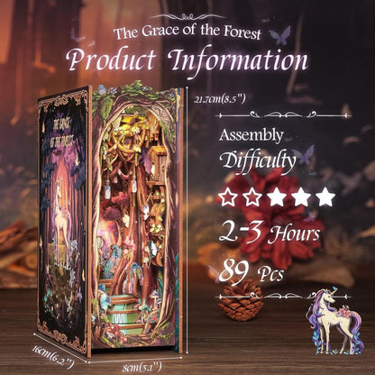 Explorers 3D Wooden Puzzle Bookend The Grace of The Forest - Explorers Gifts