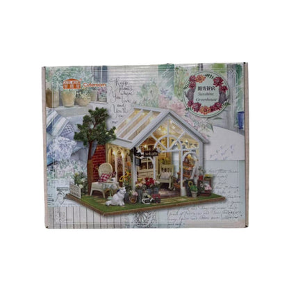 Explorers 3D Wooden Puzzle Flower Sunshine Green house - Explorers Gifts