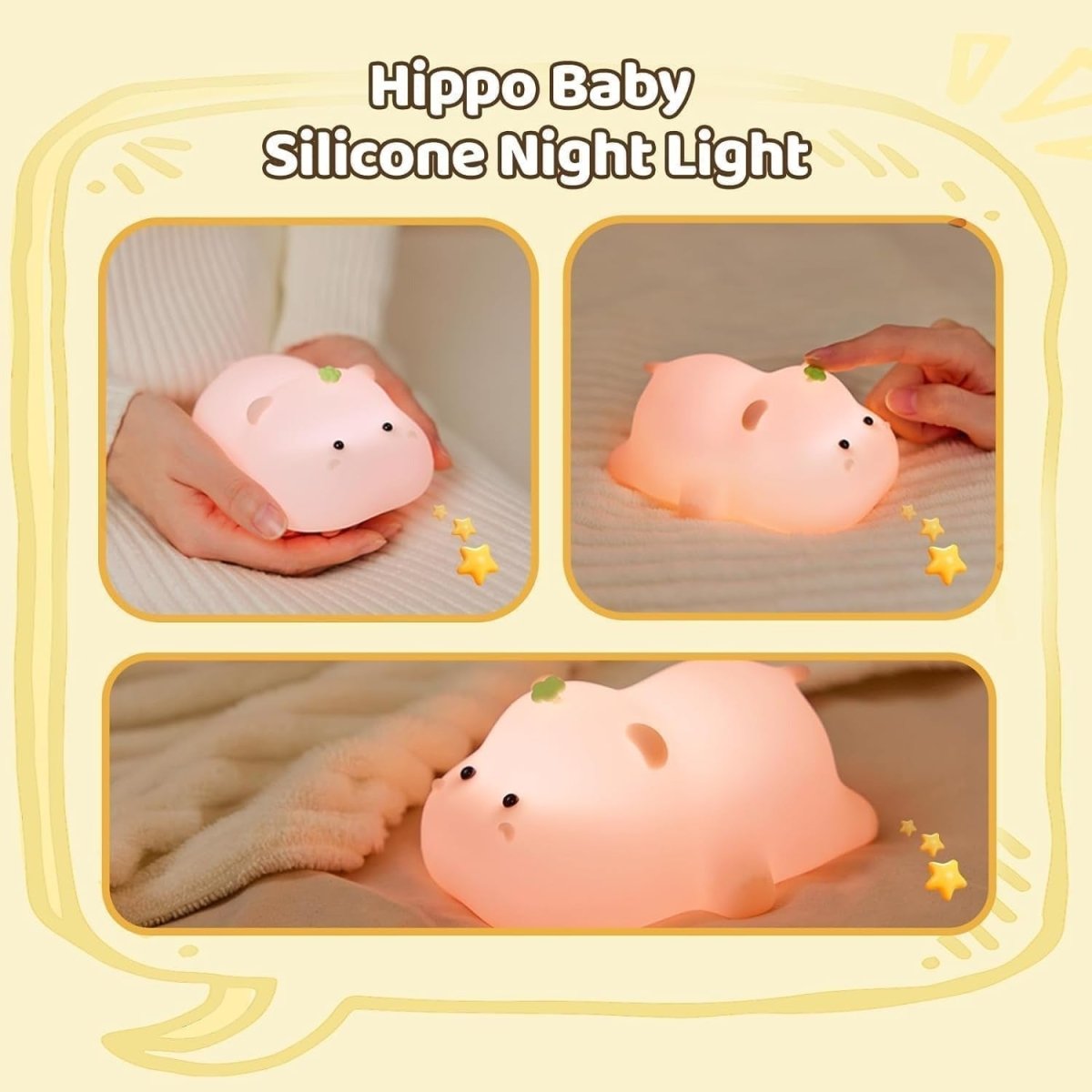 Explorers Baby Hippo Night Light - Explorers Gifts