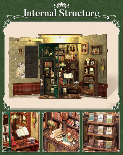 Explorers 3D Wooden Puzzle Owl Book Store 139 Pcs - Explorers Gifts
