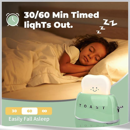 Explorers Toaster Night Light Vanilla Green - Explorers Gifts