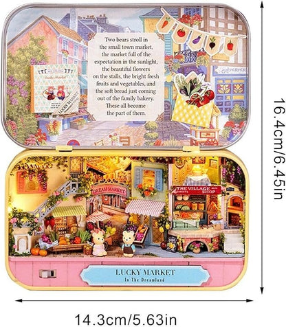Explorers 3D Wooden Puzzle Box Lucky Market - Explorers Gifts