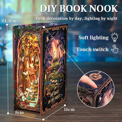 Explorers 3D Wooden Puzzle Bookend The Grace of The Forest - Explorers Gifts