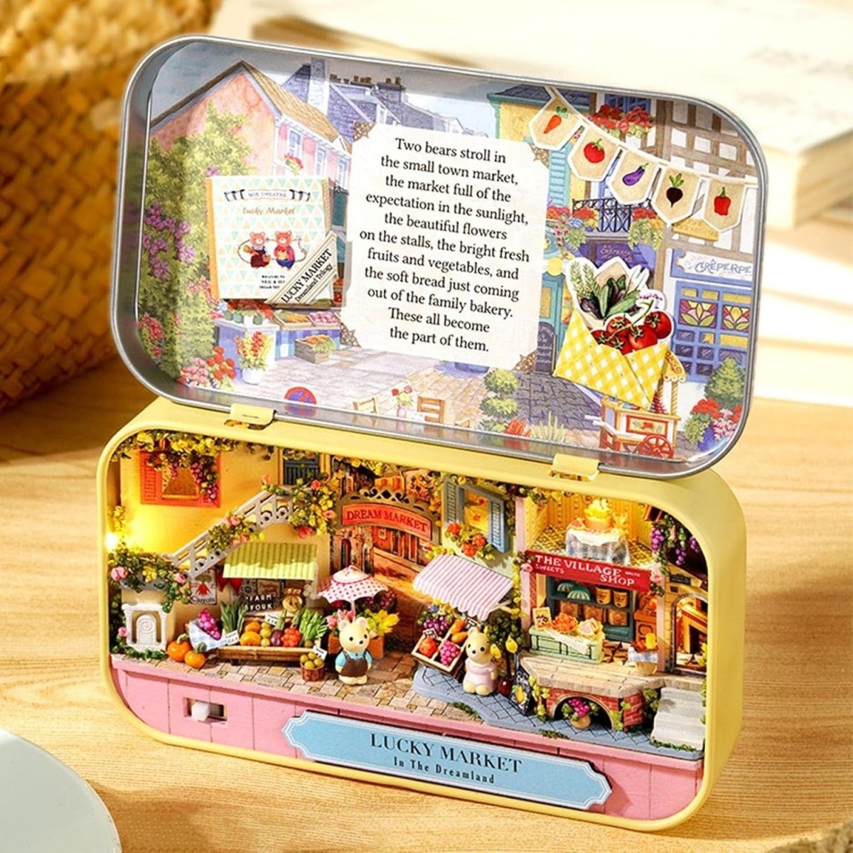 Explorers 3D Wooden Puzzle Box Lucky Market - Explorers Gifts