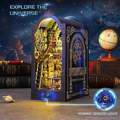 Explorers 3D Wooden Puzzle Bookend Interstellar 365 Pcs - Explorers Gifts