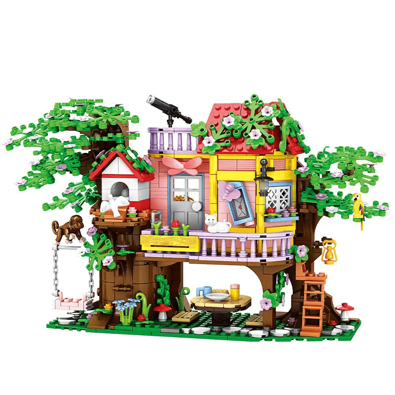 WOMA Dream City Bush Exploration Block Toys 840 Pcs - Explorers Gifts