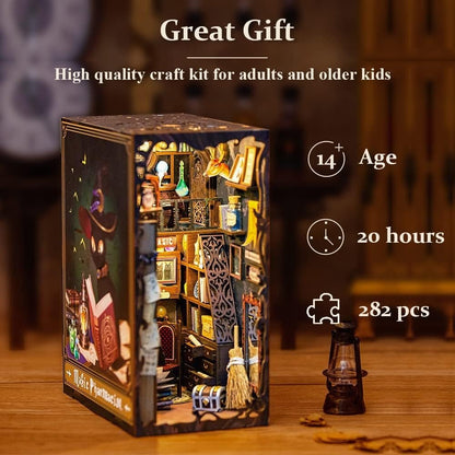 Explorers 3D Wooden Puzzle Bookend Magic Pharmacist 282 Pcs - Explorers Gifts