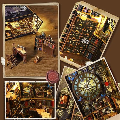 Explorers 3D Wooden Puzzle Bookend Detective Famous Agency 253 Pcs - Explorers Gifts