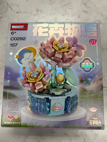 Woma Blossom Flower Bouquet Toy with Vase