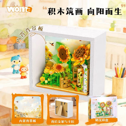 Woma Flower& Bionic Sunflower 341 Pcs