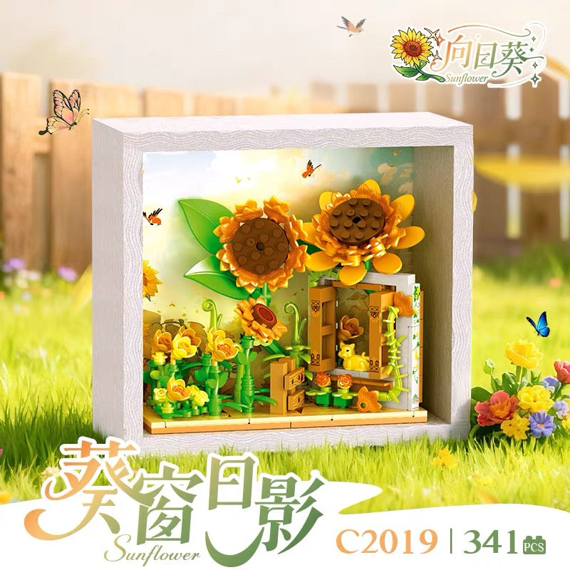 Woma Flower& Bionic Sunflower 341 Pcs