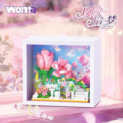 Woma Flower& Bionic Rose Flower 335 Pcs