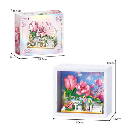 Woma Flower& Bionic Rose Flower 335 Pcs