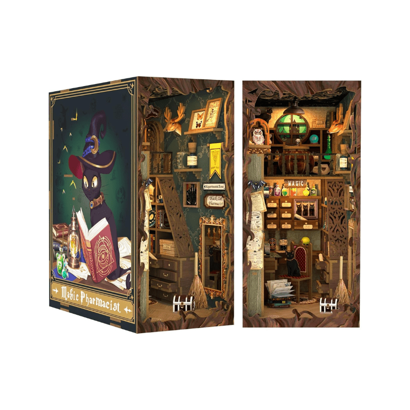 Explorers 3D Wooden Puzzle Bookend Magic Pharmacist 282 Pcs - Explorers Gifts
