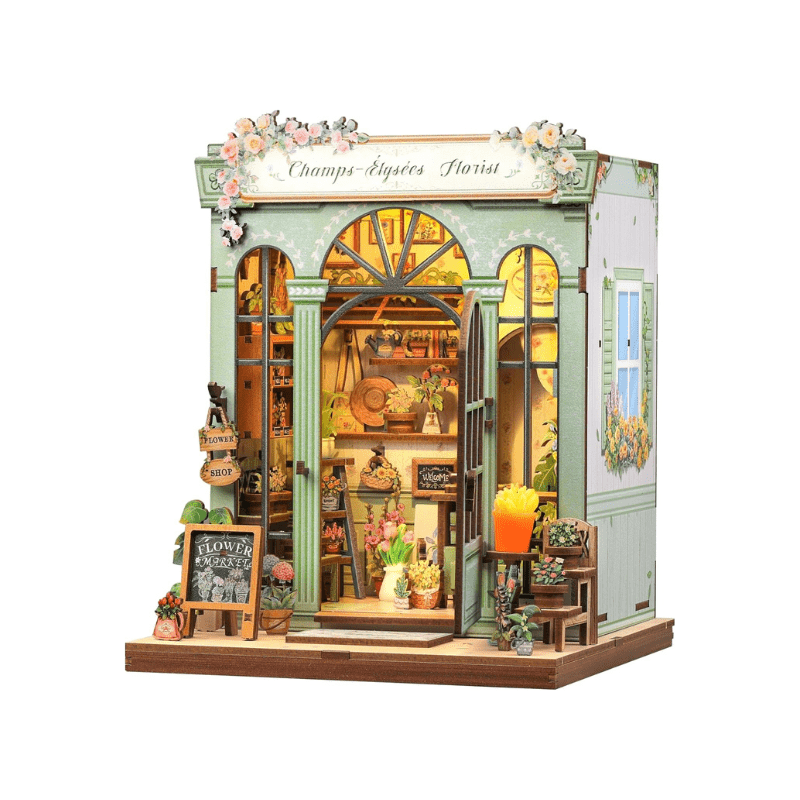 Explorers 3D Wooden Puzzle Champs Elysees Florist 199 Pcs - Explorers Gifts
