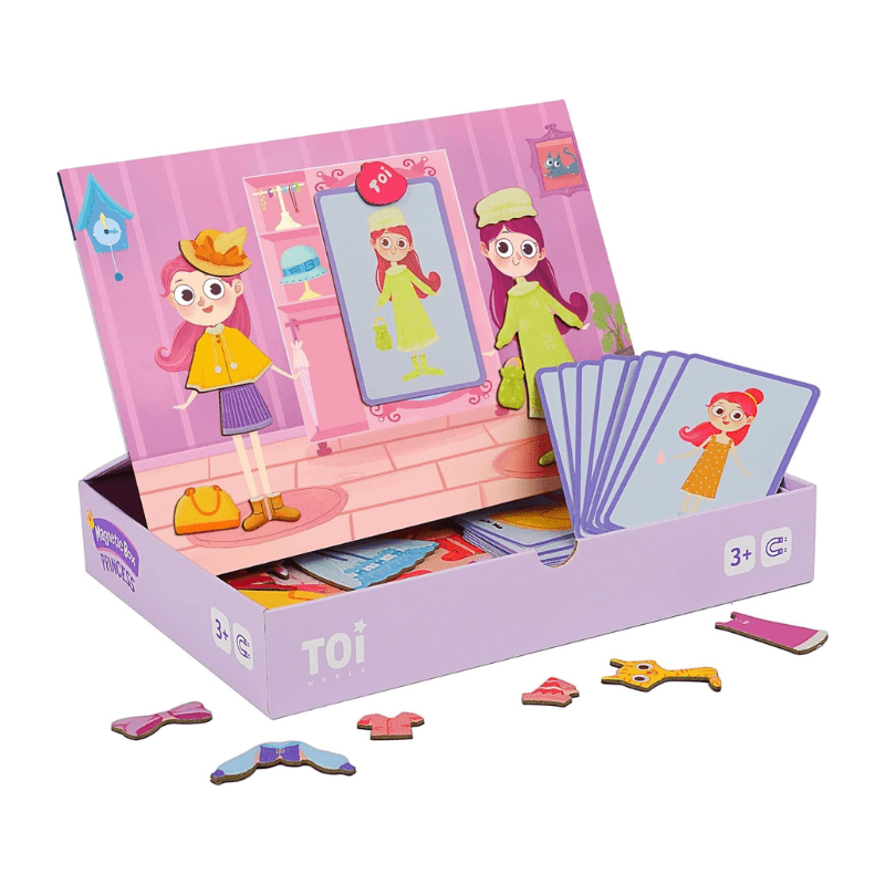 TOI World Magnetic Box Princess Magnetic Blocks 57+18 Pcs - Explorers Gifts