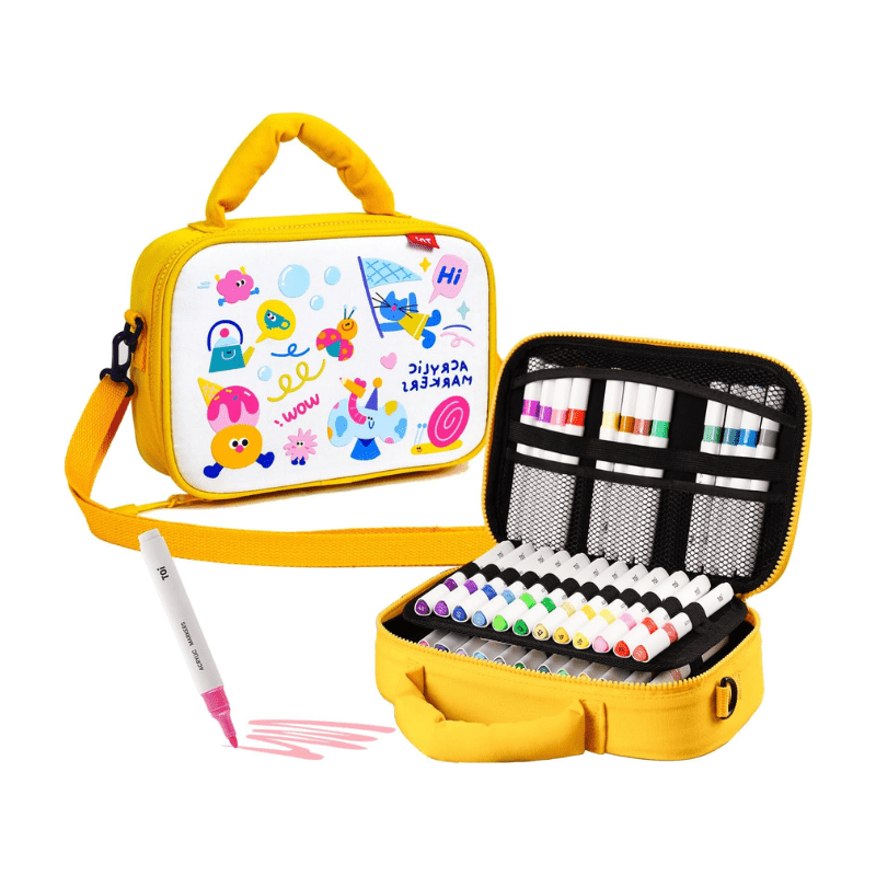 TOI World Kid's Marker Pen With Bag 24 Colours - Explorers Gifts