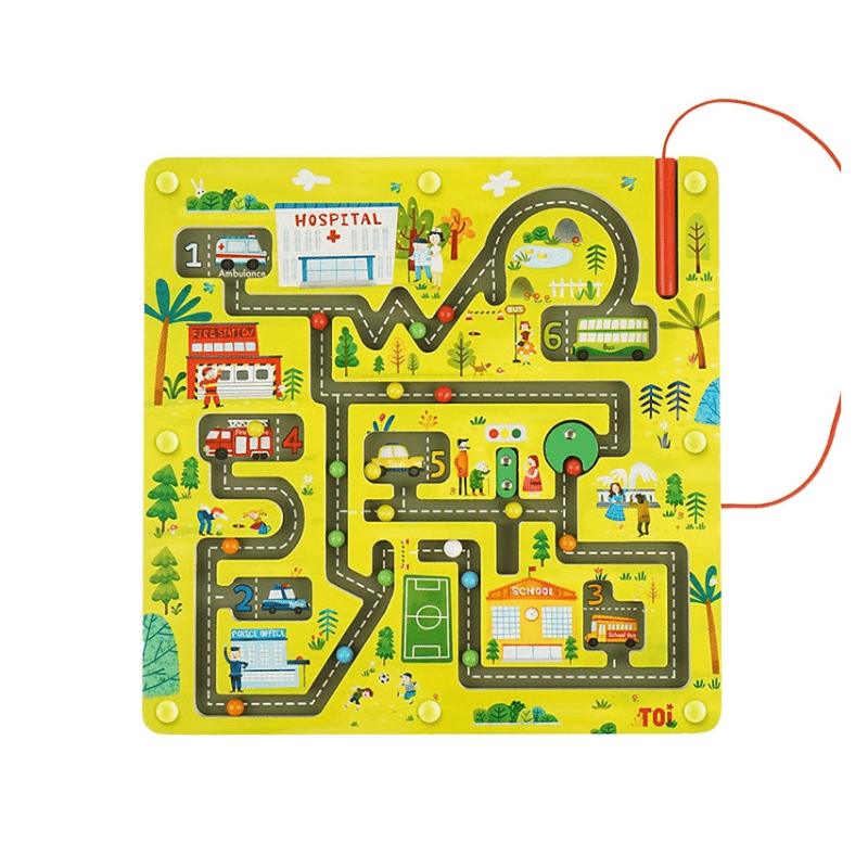 TOI World Magnetic MAZE Traffic - Explorers Gifts