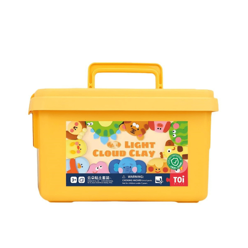 TOI WORLD Light Cloud Clay 12 Colours - Explorers Gifts