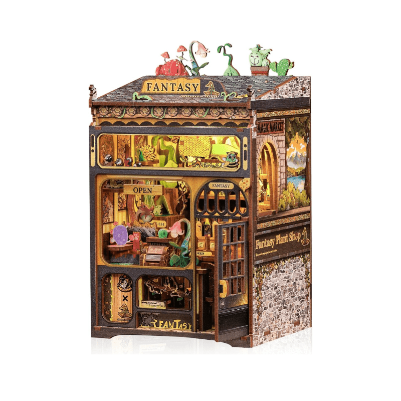Explorers 3D Wooden Puzzle Fantasy Plant Shop 146 Pcs - Explorers Gifts