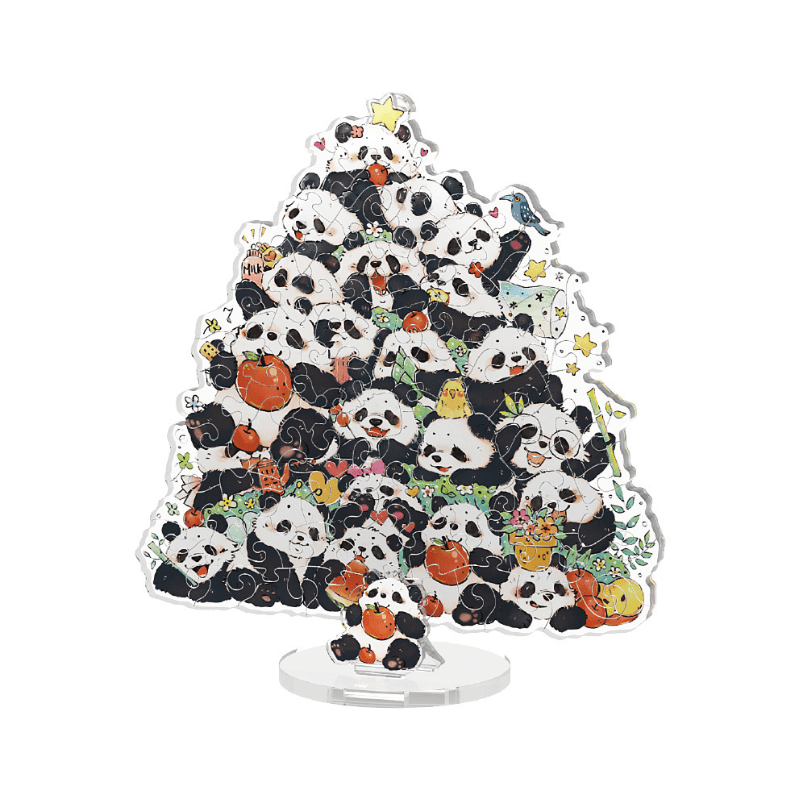 TOI World Panda Acrylic Jigsaw Puzzle 69 Pcs - Explorers Gifts