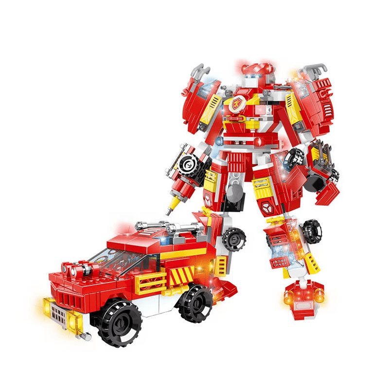 WOMA Fire Brigade Block Toys 591 Pcs - Explorers Gifts