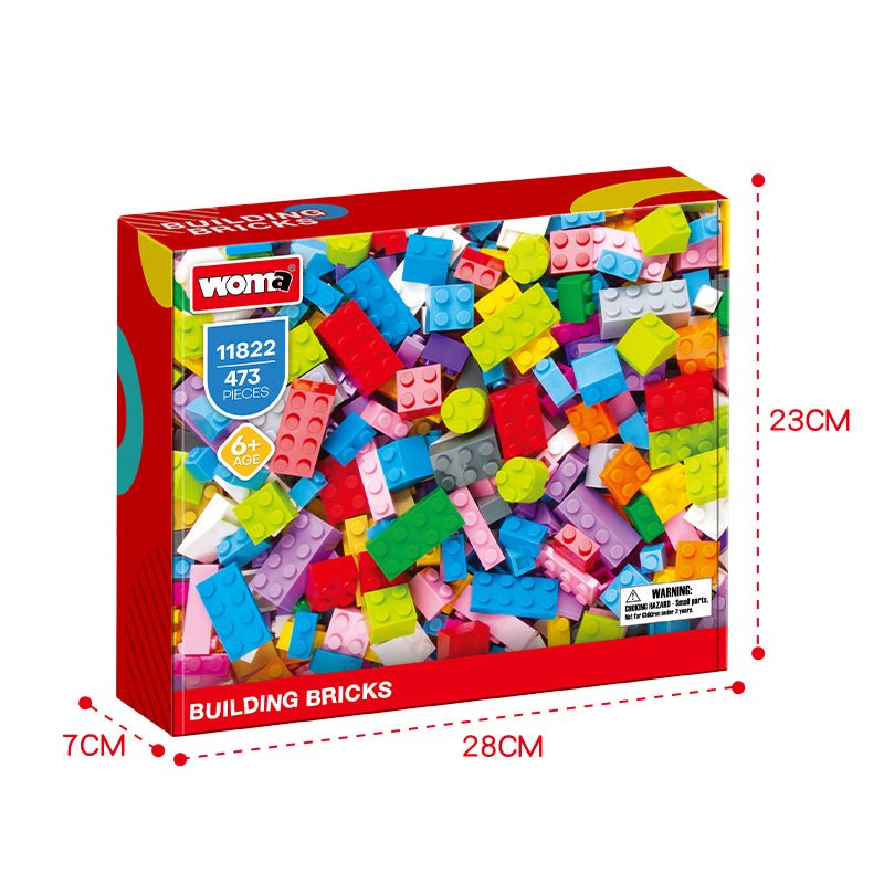 WOMA Building Bricks Block Toys 473 Pcs - Explorers Gifts
