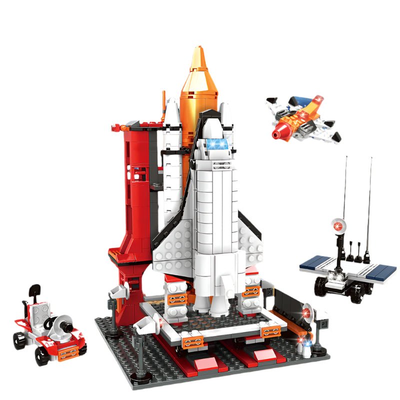 WOMA Aerospace Science Series Spacecraft Block Toys 704 Pcs - Explorers Gifts