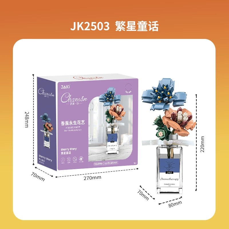 JAKi Building Blocks Flower Bouquet Aromatherapy Starry Story