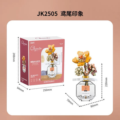 JAKi Building Blocks Flower Bouquet Aromatherapy Iris Impression