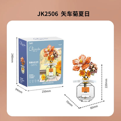 JAKi Building Blocks Flower Bouquet Aromatherapy Summer Cornflower