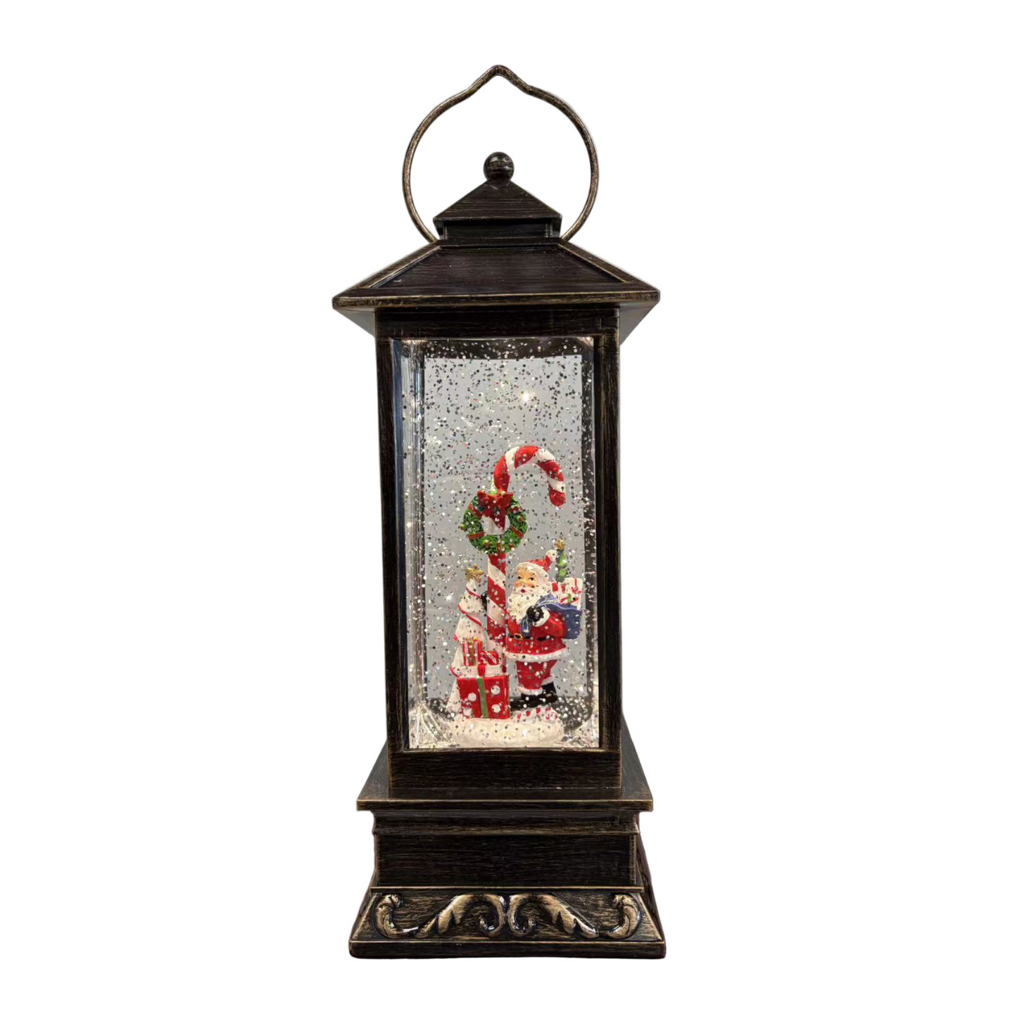Explorers Gift Ttick with Old Man Snow Water Lantern Rectangle WDL-2114A