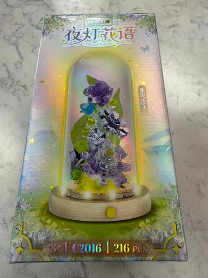 Woma Eternal Flowers Purple Rose 216 Pcs