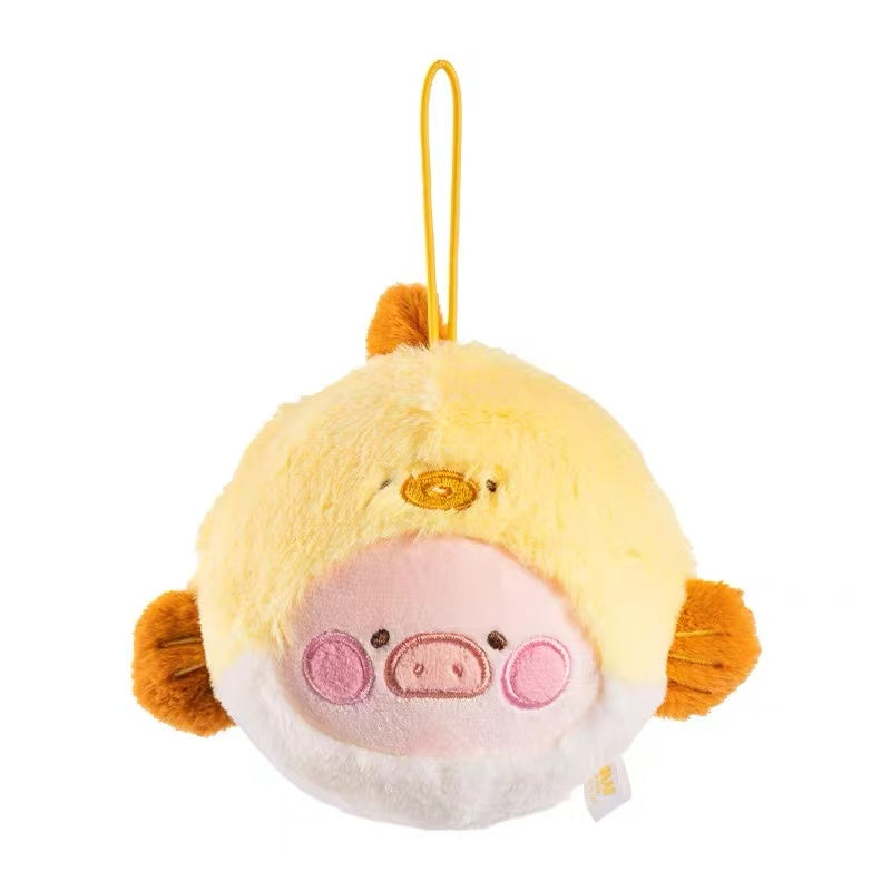 Rock Lulu The Piggy Pufferfish Lu  Keychain