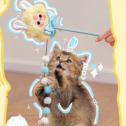 Baby Three Cat Teasing Stick-Single
