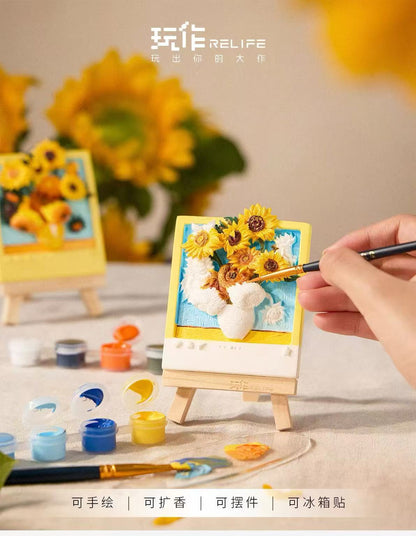 RELIFE 3D Fragrance Hand Drawn Set-Sunflower(small)