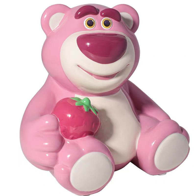 Disney Pixar Strawberry Bear Piggy Bank
