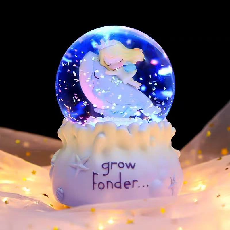 New Fantasy Stars Sea Crystal Ball Music Box