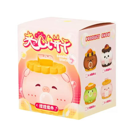 ThingsWoo Cute Sandwich Biscuit Kneading Ornaments
