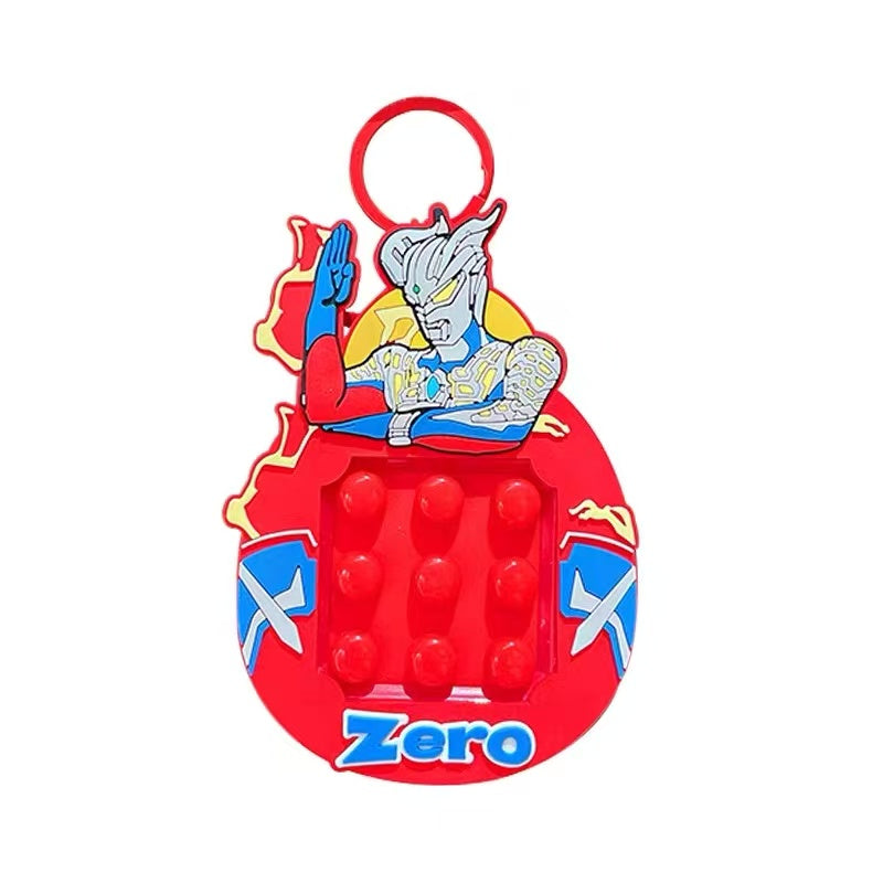 Doi Bear Ultraman Decompression Squeeze Keychain-Zero