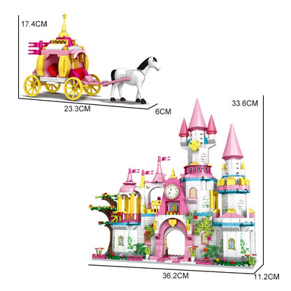 WOMA Dream City Swan Lake in Salzburg Block Toys 1000 Pcs - Explorers Gifts