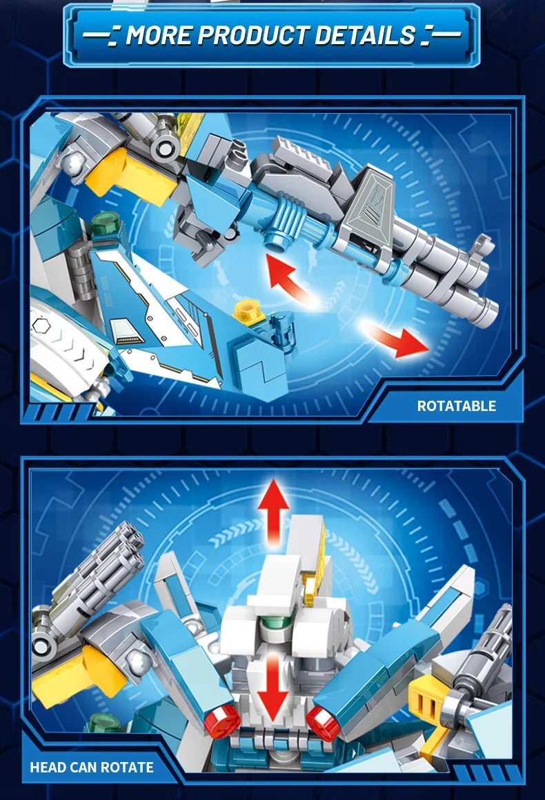 WOMA Blocks Sky Conqueror Hunter Block Toys 549 Pcs - Explorers Gifts