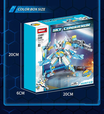 WOMA Blocks Sky Conqueror Hunter Block Toys 549 Pcs - Explorers Gifts