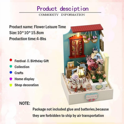 Explorers 3D Wooden Puzzle Flower Leisure Time - Explorers Gifts