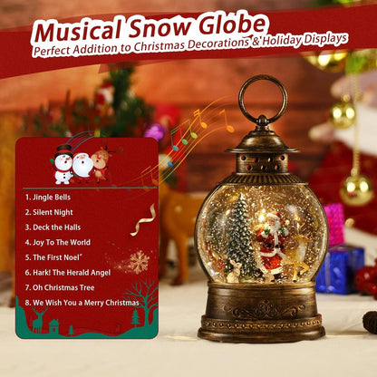 Explorers Forest House Snow Water Lantern Round WDL-2103E