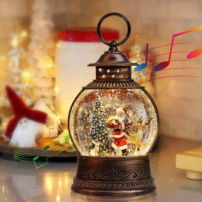 Explorers Forest House Snow Water Lantern Round WDL-2103E