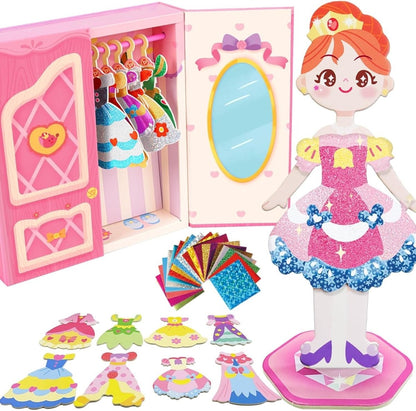 TOI World Craftoi Series Beaded Surprise Box Princess Wardrobe - Explorers Gifts
